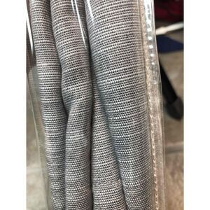 NWT Allen + Roth Dark Gray Linen Look Back Tab Panel 42X84